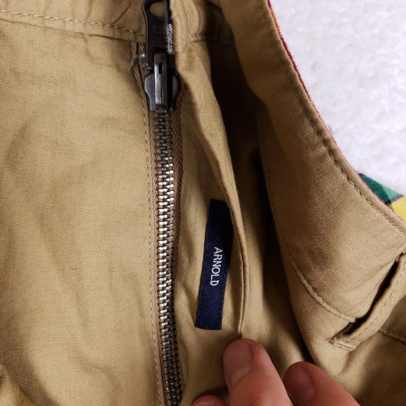 Cremieux Shorts Arnold Reversible Madras Preppy 35 Multicolor Summer Coastal - Picture 9 of 9